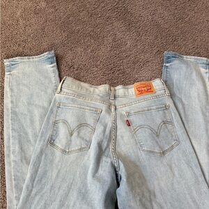 Levi's Light Wash Straight Leg Jeans